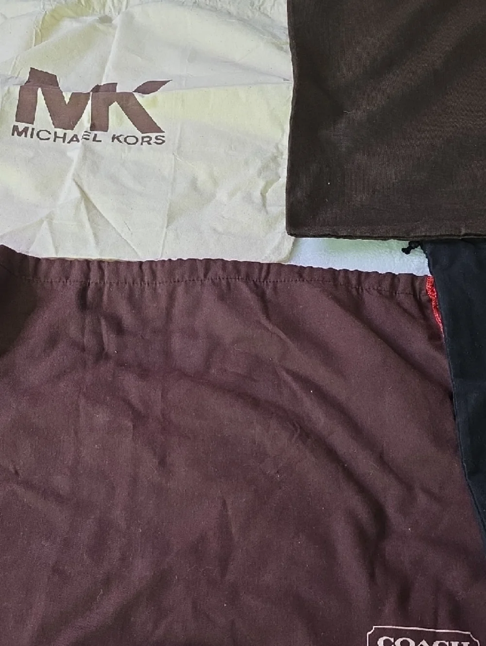 Designer Dust Bag Lot of 10 - Coach Kate Spade Michael Kors Rag & Bone Large